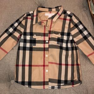 Burberry boys shirt 3T
